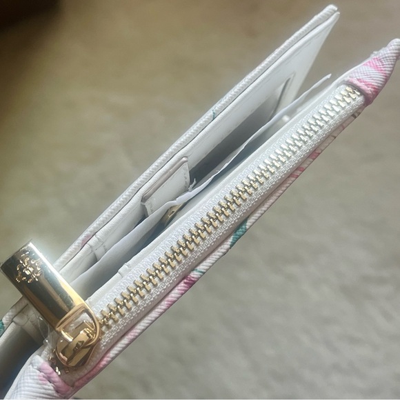 Nanette Lepore Pink and White Wallet with Floral Design - Picture 5 of 6